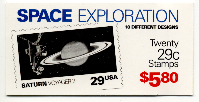 Space Exploration 29 Cent Stamps Booklet of 20 Scott 2568 through 2577