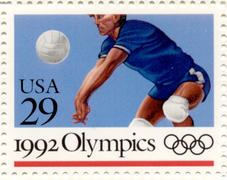 Scott 2639 1992 Summer Olympics Volleyball 29 Cent Stamp