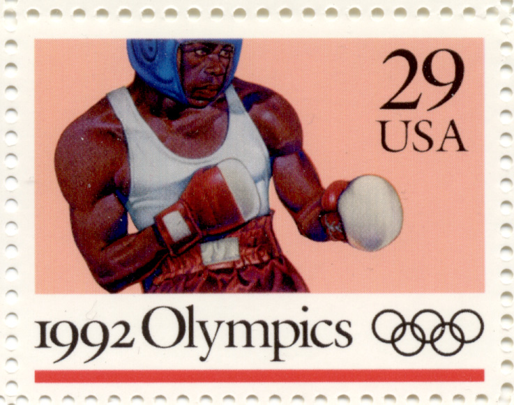 Scott 2640 1992 Summer Olympics Boxing 29 Cent Stamp