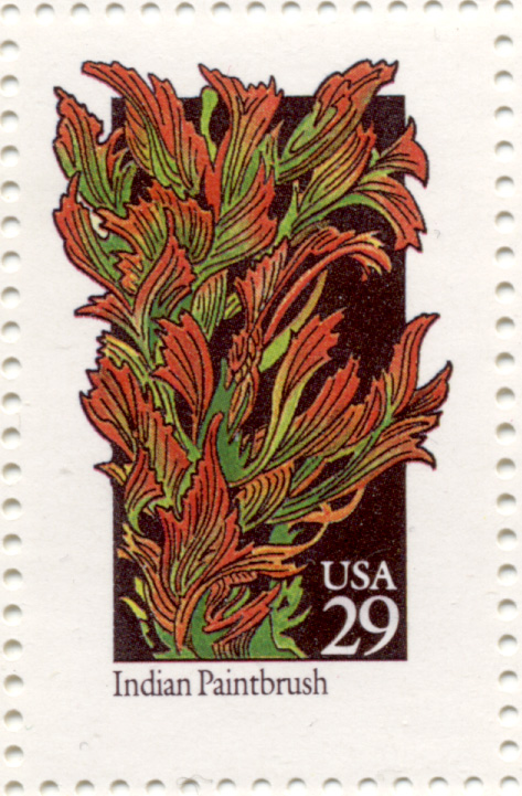 Scott 2647 Wildflowers Indian Paintbrush 29 Cent Stamp