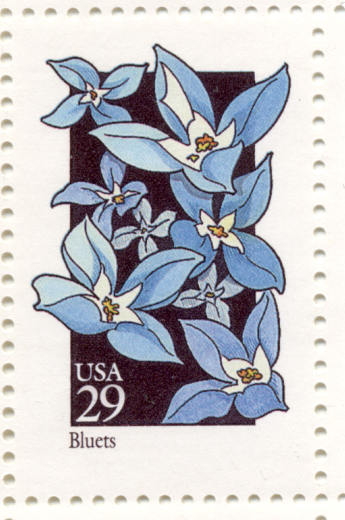 Scott 2656 Wildflowers Bluets 29 Cent Stamp