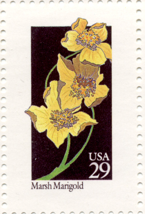 Scott 2658 Wildflowers Marsh Marigold 29 Cent Stamp