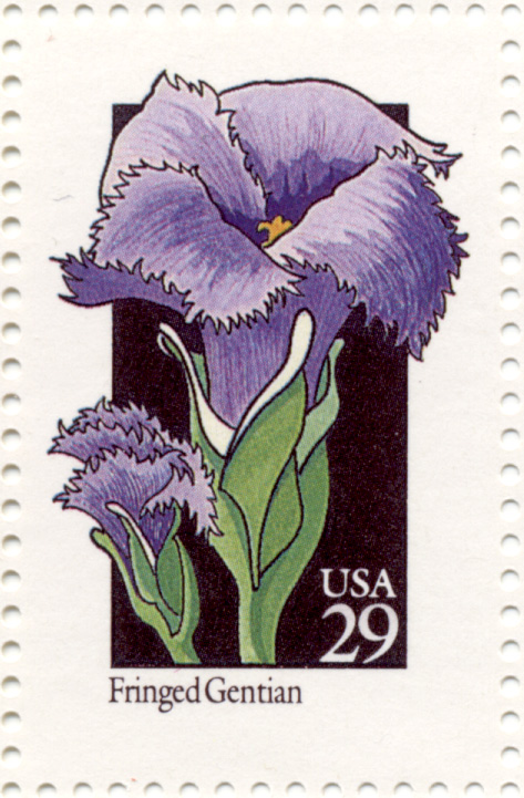 Scott 2672 Wildflowers Fringed Gentian 29 Cent Stamp
