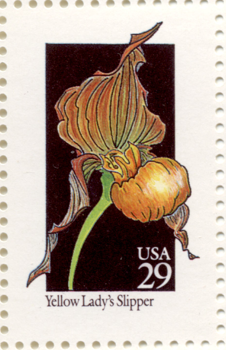 Scott 2673 Wildflowers Yellow Lady's Slipper 29 Cent Stamp