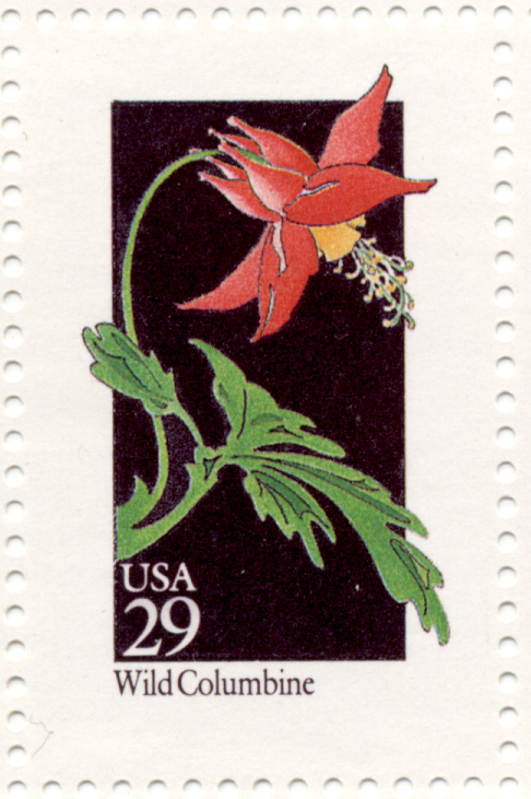 Scott 2678 Wildflowers Wild Columbine 29 Cent Stamp