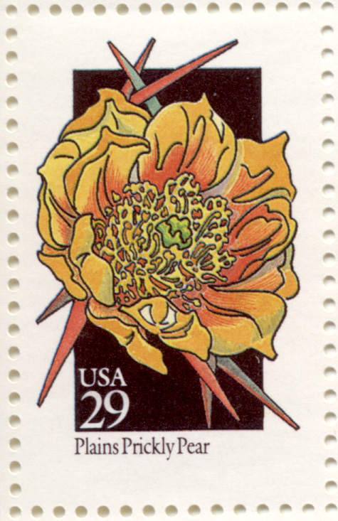 Scott 2685 Wildflowers Plains Prickly Pear 29 Cent Stamp