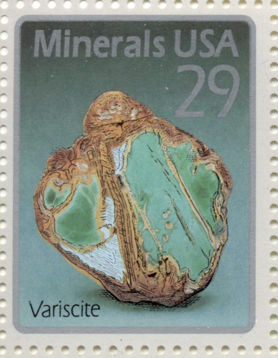 Scott 2702 Minerals Variscite 29 Cent Stamp