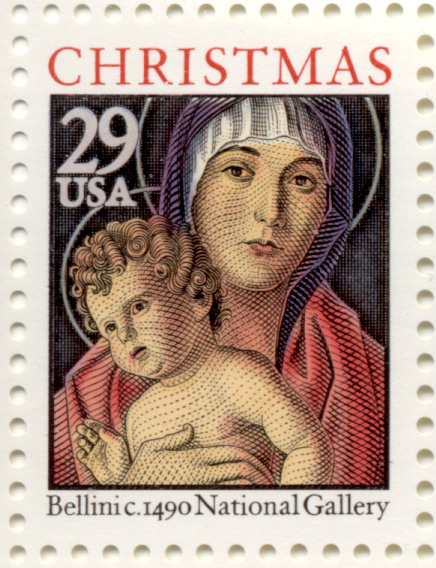 Scott 2710 Madonna and Child Bellini 29 Cent Christmas Stamp