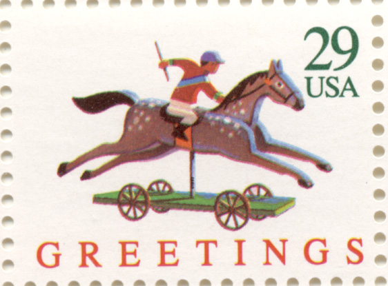 Scott 2711 Christmas Horse Toy 29 Cent Christmas Stamp