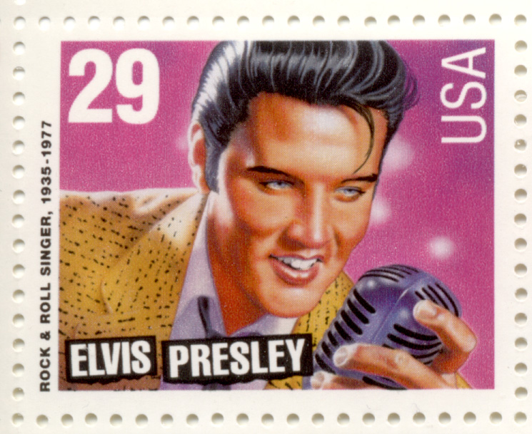 Scott 2724 Rock Roll and Rhythm Blues Elvis Presley 29 Cent Stamp