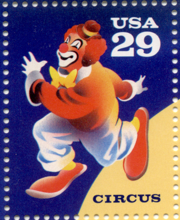 Scott 2750 Circus Clown 29 Cent Stamp