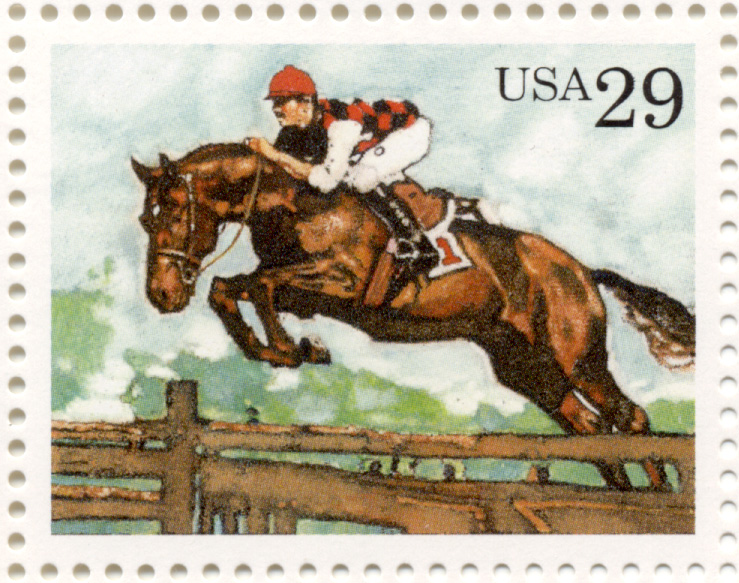 Scott 2756 Horse Sports Steeplechase 29 Cent Stamp