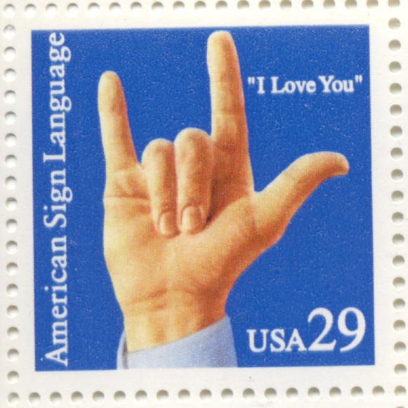 Scott 2784 American Sign Language 29 Cent Stamp