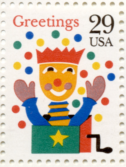 Scott 2791 Jack In The Box 29 Cent Christmas Stamp