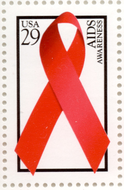 Scott 2806 Aids Awareness 29 Cent Stamp