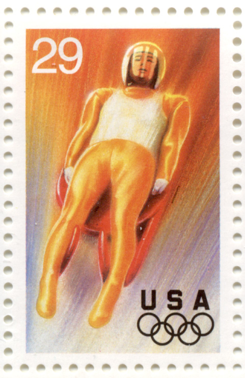 Scott 2808 1993 Winter Olympics Luge 29 Cent Stamp