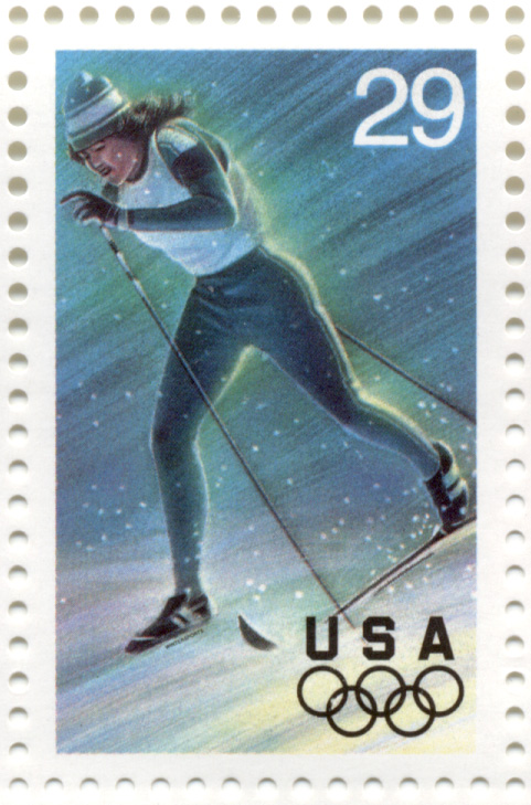 Scott 2809 1993 Winter Olympics Ice Dancing 29 Cent Stamp