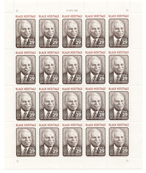 Scott 2816 Dr. Allison Davis 29 Cents Black Heritage Stamps Full Sheet