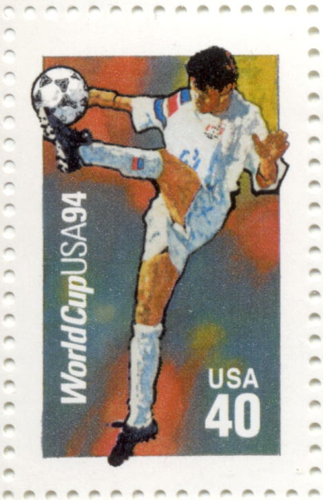 Scott 2835 World Cup Soccer 40 Cent Stamp