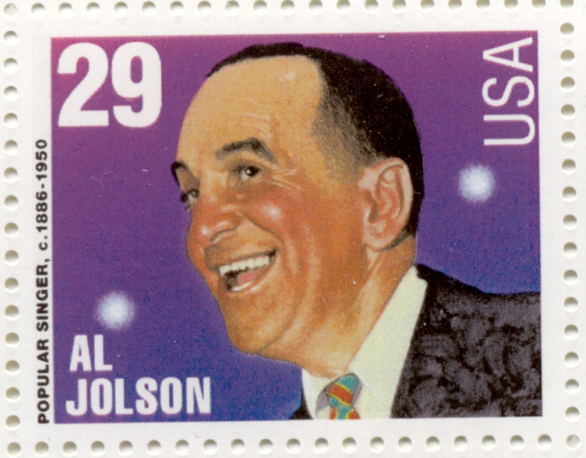 Scott 2849 Popular Singers Al Jolson 29 Cent Stamp