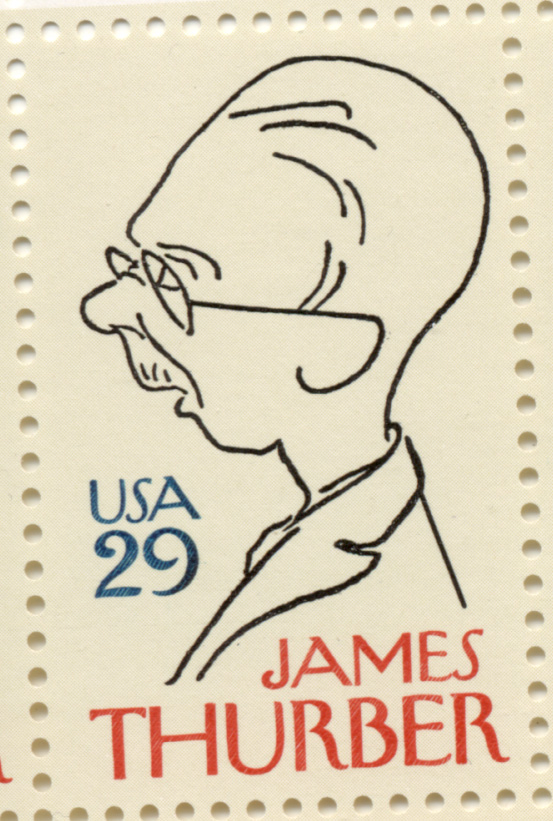 Scott 2862 James Thurber 29 Cent Stamp