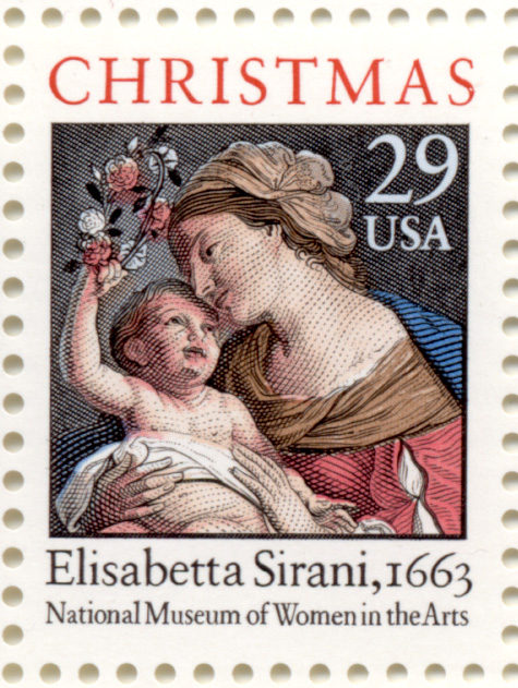 Scott 2871 Madonna And Child Sirani 29 Cent Christmas Stamp