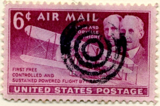 Scott C45 Wright Brothers 6 Cent Airmail Stamp a