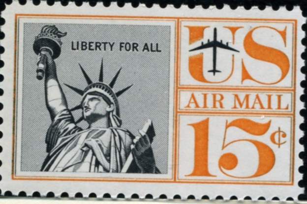 Scott C58 Statue of Liberty 15 Cent Airmail Stamp