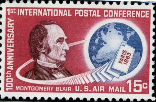 Scott C66 Montgomery Blair 15 Cent Airmail Stamp