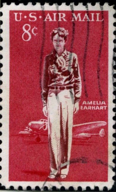 Scott C68 Amelia Earhart 8 Cent Airmail Stamp