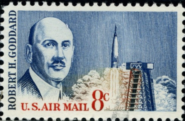 Scott C69 Robert Goddard 8 Cent Airmail Stamp