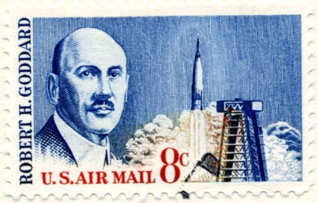 Scott C69 Robert Goddard 8 Cent Airmail Stamp a