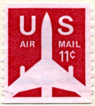 Scott C82 Jetliner 11 Cent Airmail Coil Stamp a