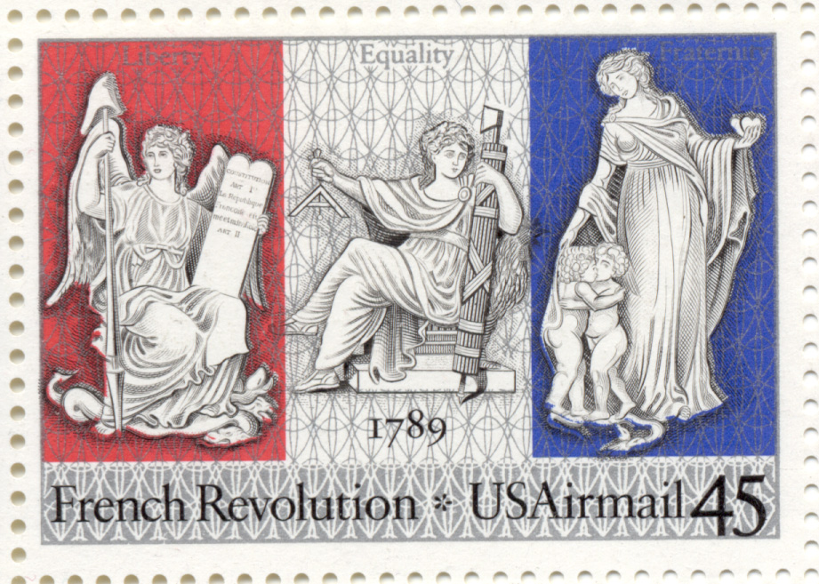 Scott C120 French Revolution 45 Cent Airmail Stamp