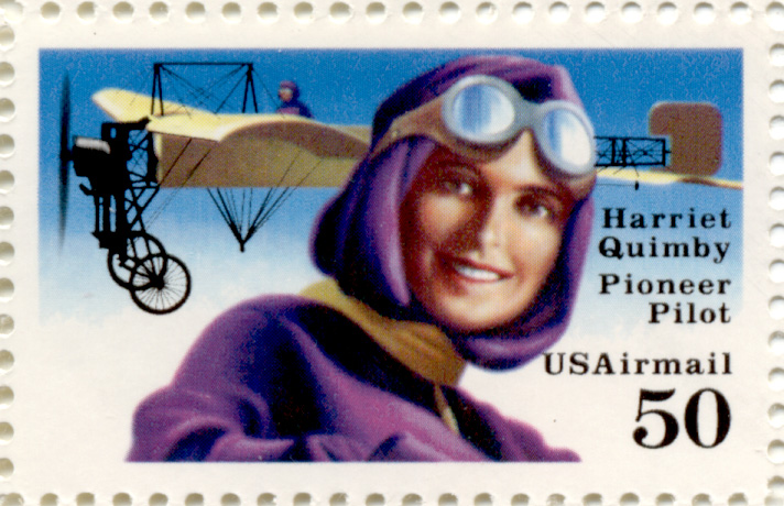 Scott C128 Harriet Quimby 50 Cent Airmail Stamp