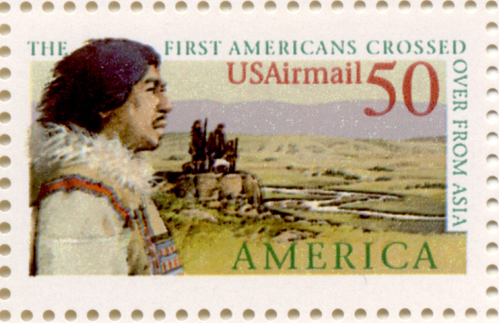 Scott C131 Crossing The Land Bridge 50 Cent Airmail Stamp