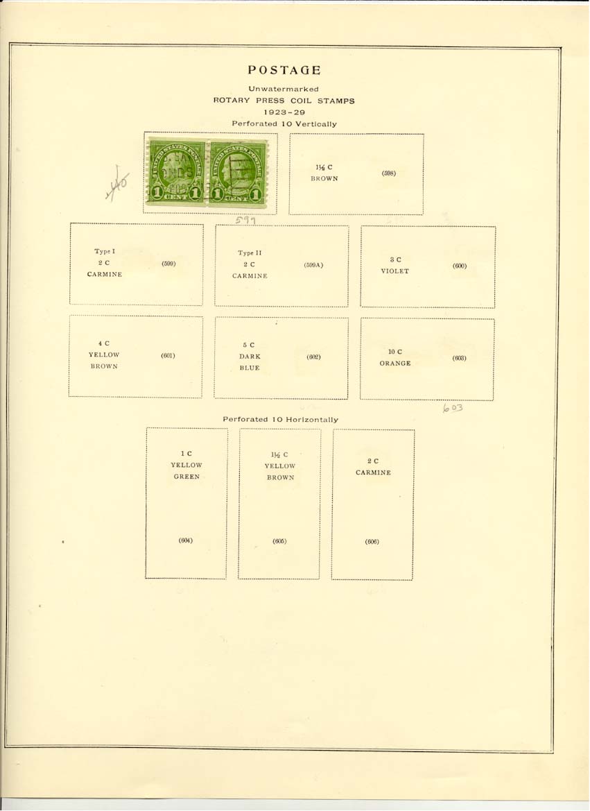 Postage Stamps Scott 597