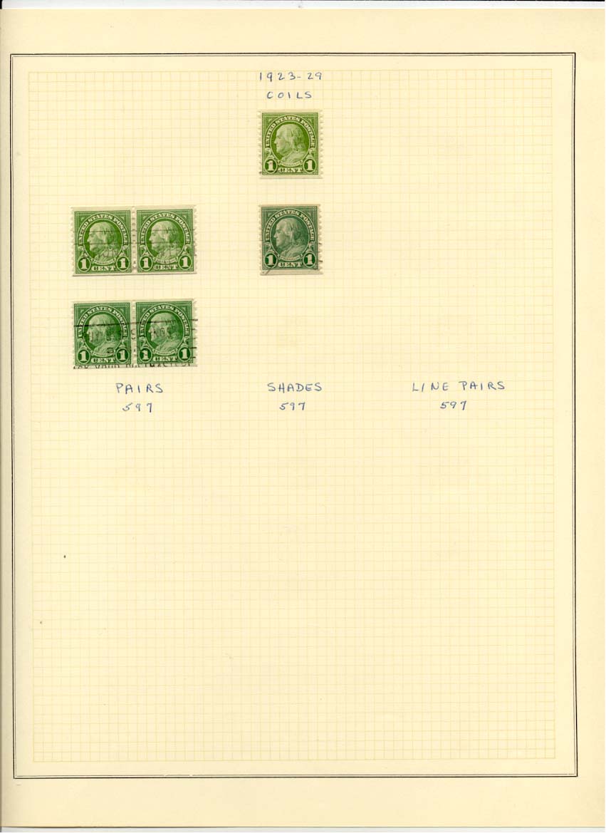 Postage Stamps Scott 597