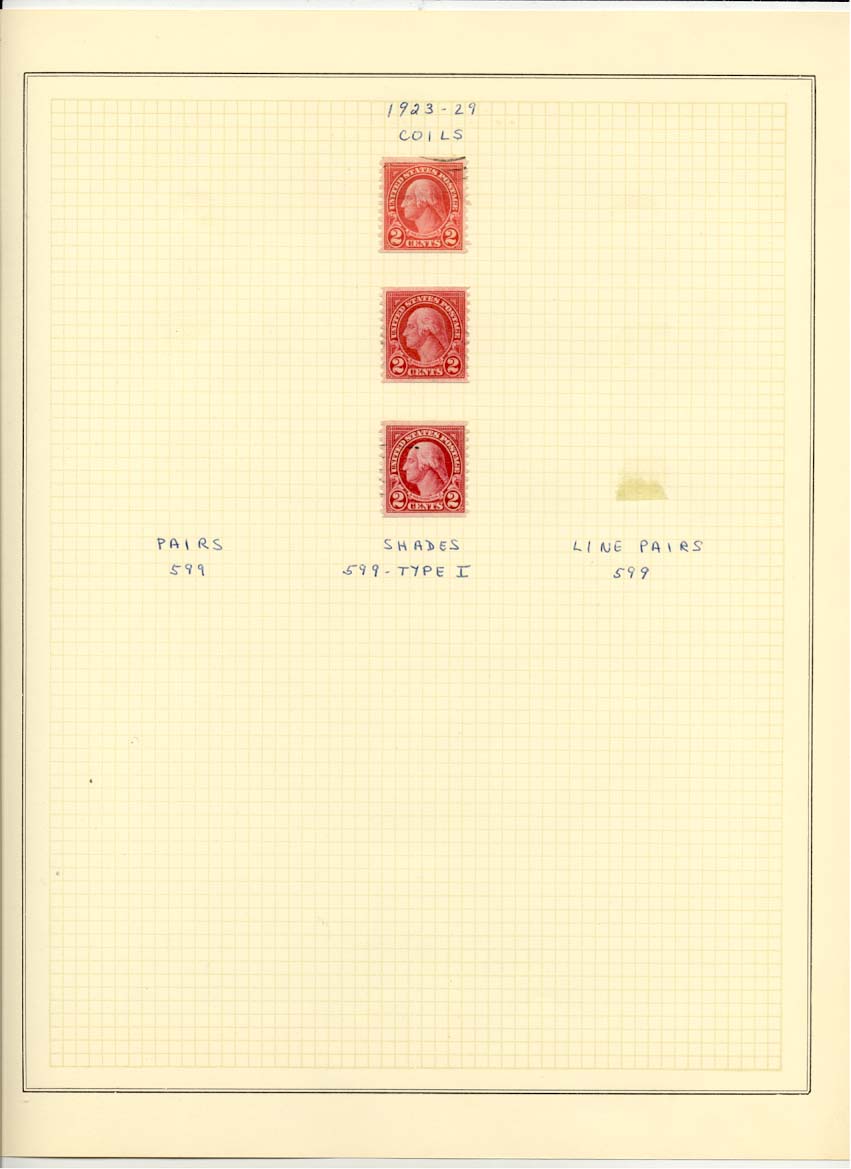 Postage Stamps Scott 599