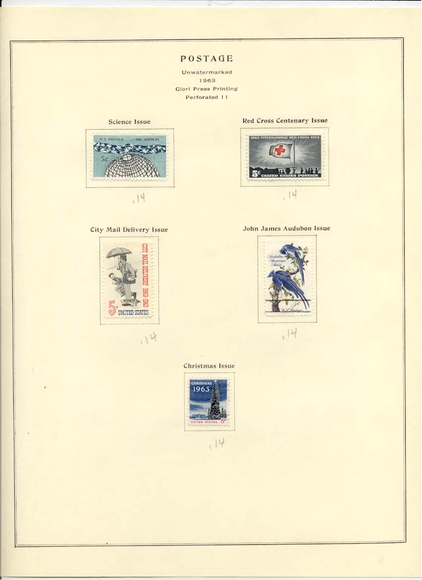 Postage Stamps Scott 1237 1239 1288 1241 1240