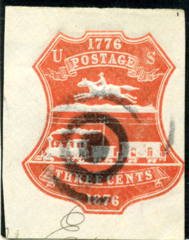 Scott U218 3 Cent Envelope Stamp Centennial Issue