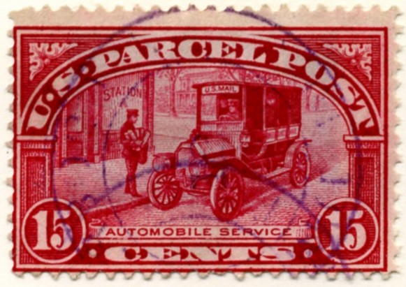 Scott Q7 15 Cent Parcel Post Stamp Mail Truck