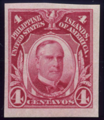 Scott PIPS341 Philippines 4 Centavos Stamp McKinley