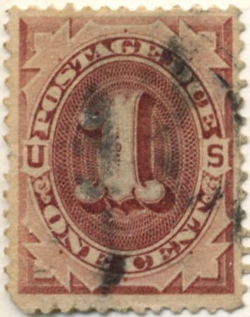 Scott J15 1 Cent Postage Due Stamp