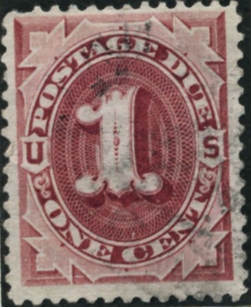 Scott J15 1 Cent Postage Due Stamp a