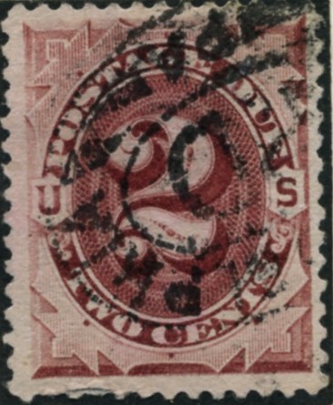 Scott J16 2 Cent Postage Due Stamp a