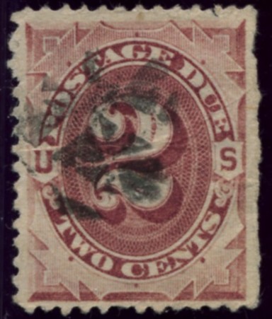 Scott J16 2 Cent Postage Due Stamp b
