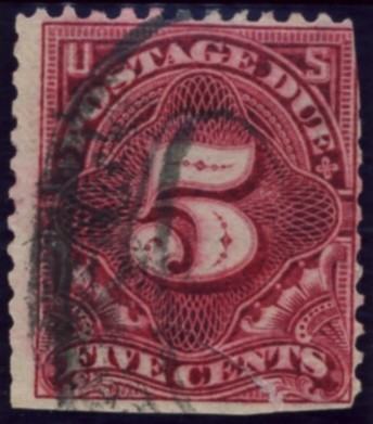 Scott J41 5 Cent Postage Due Stamp