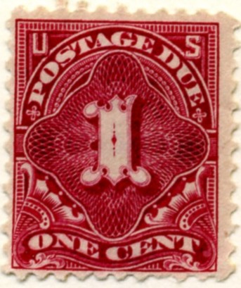 Scott J61 1 Cent Postage Due Stamp