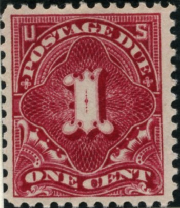 Scott J61 1 Cent Postage Due Stamp a